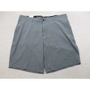 NWT Hurley Shorts Mens 40 Grey Quick Dry Hybrid Walkshort‎ Golf Surf Stretch